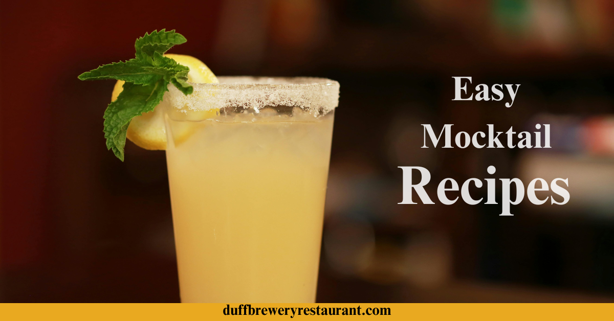 Easy Mocktail Recipes