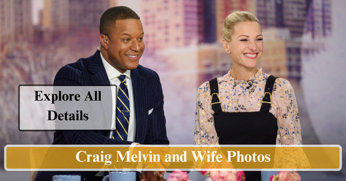 Craig Melvin and Wife Photos